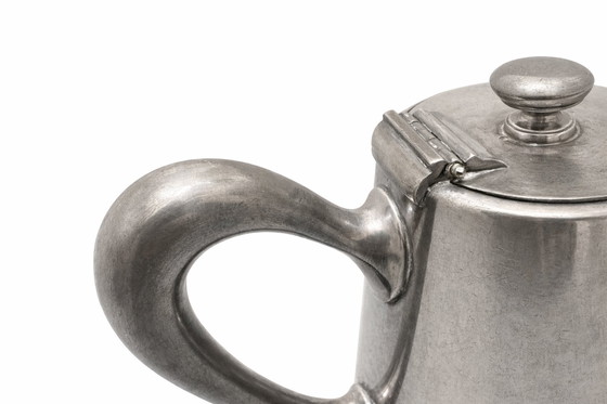 Image 1 of Rare Christofle Silver Plated Coffee Pot – Casino Municipal Nice – French Riviera Hotel Silver – Vintage Art Deco – Small 11cm