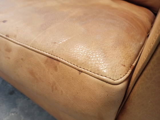 Image 1 of Molinari Cognac leather sofa 
