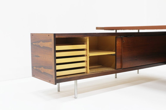 Image 1 of Vintage Mid-Century Rosewood Executive Desk Sven Dysthe Dokka Mobler 1960s