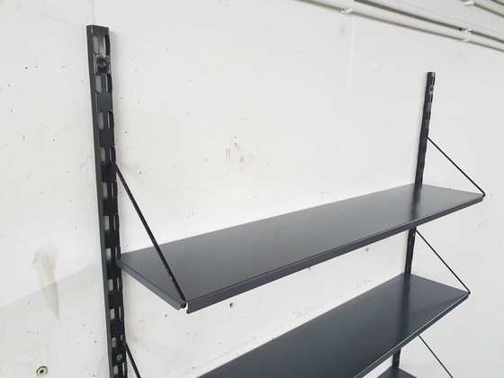 Image 1 of Metalen Tjerk Reijenga voor Pilastro boekenplanken, Nederland 1950's