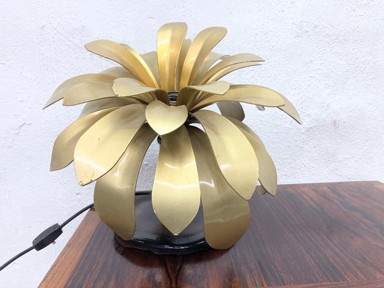 Image 1 of Table Lamp Palm Lamp 80s Hollywood Regency Design