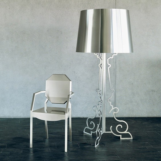 Philipp Plein Kartell Louis X Barok RVS Vloerlamp 185 Cm 3 Stuks – Vloerlampen, Glass (photo 2 of 5)