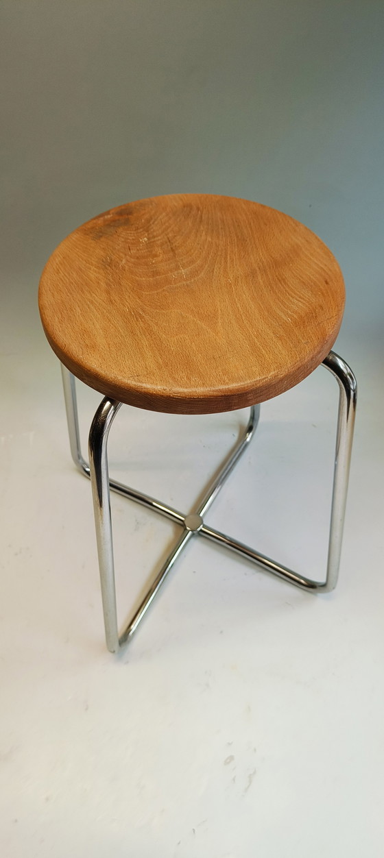 Image 1 of Cadre tubulaire chromé W.H. Gispen Bauhaus des années 1930, très rare