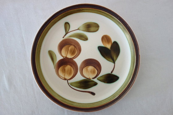 Image 1 of 8 Gien Mombasa pattern dinner plates from the 1970s