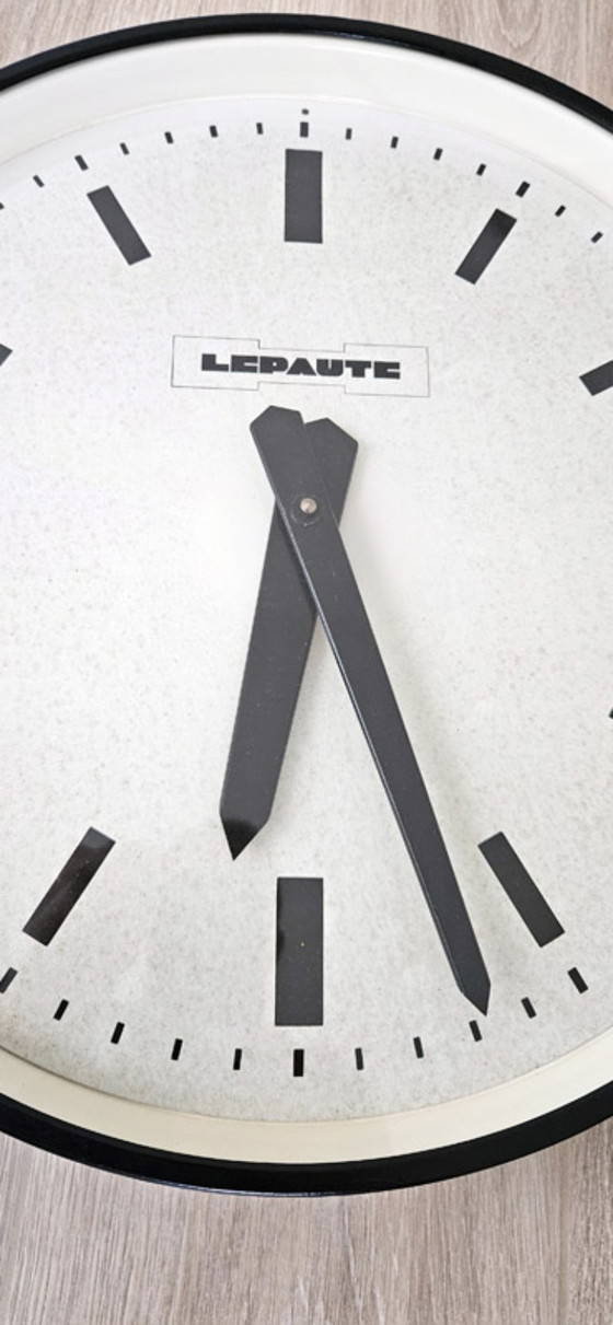 Image 1 of Orologio da parete industriale Lepaute – anni '60
