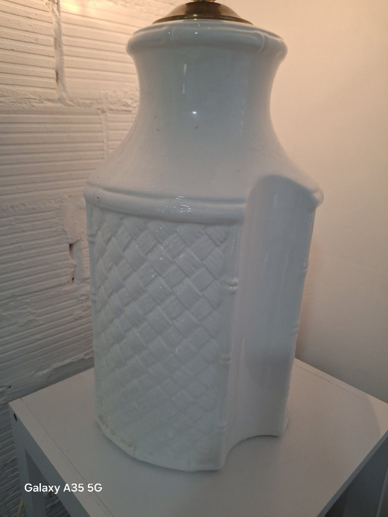 Große Manises-Keramiklampe aus der Mitte des 20. Jahrhunderts – Tischlampen, Ceramic (photo 3 of 6)