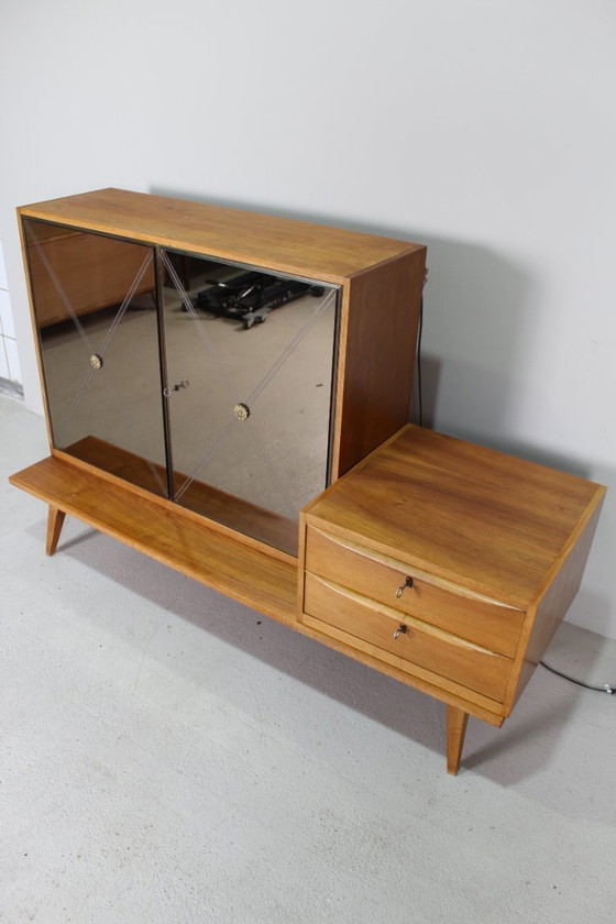 Image 1 of Vintage beverage cabinet, sideboard 1950s