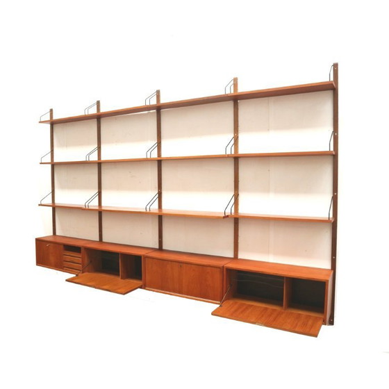 Image 1 of Groot vintage wandsysteem van Poul Cadovius voor Cado Denemarken