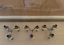 3 chandeliers Orion Stoff Nagel de style spatial pour BMF - 1960/1970