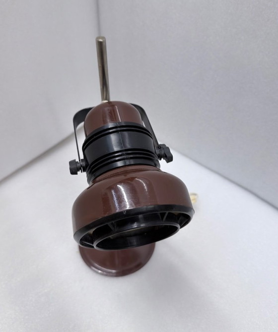 Image 1 of Lampada da tavolo ungherese vintage marrone di Elektrofem, anni '70