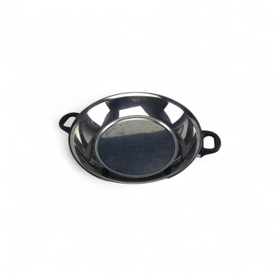 Image 1 of Fissler wok 36 cm roestvrijstalen stoompan Duitsland