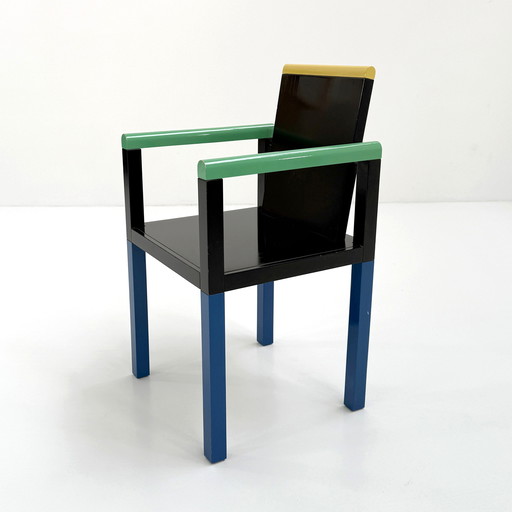 Chaise Palace par George Sowden pour Memphis Milano, années 1980