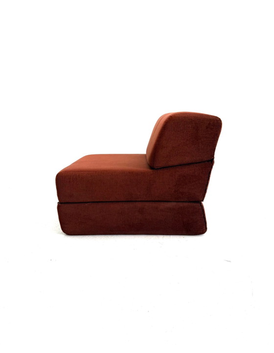 Poltrona letto vintage, Germania anni ‘80 – Poltrone, Tessile (photo 3 of 8)