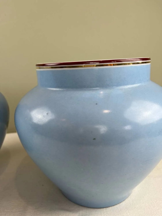 Pair of antique plant pots – Porcelain (photo 2 of 16)