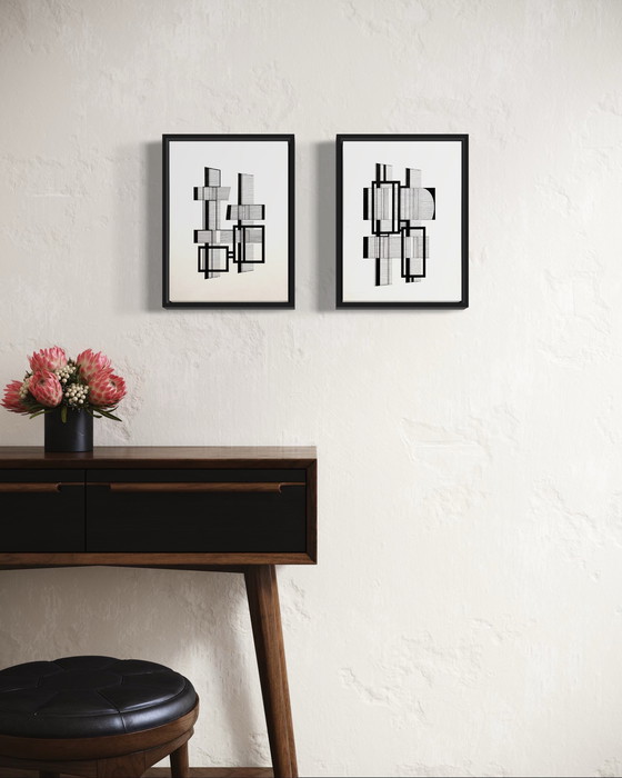 Image 1 of Eugène Eechaut (1928-2019) - 2 Works, Ink, 1987/88