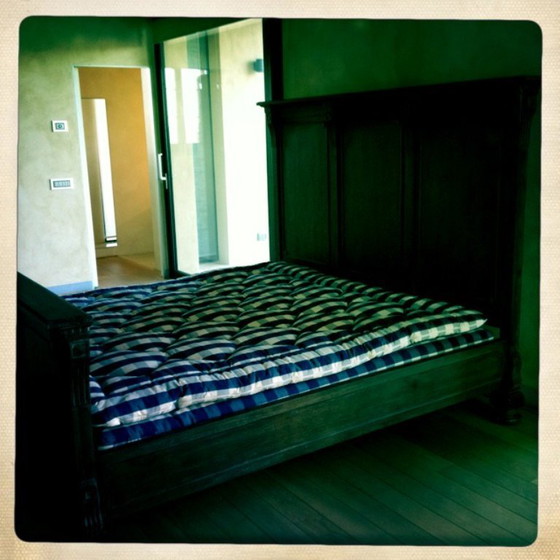 Hästens Proferia Kingsize Bed met Matras, Matrassen en bedbodems, Katoen, Blauw (foto 4 van 6)