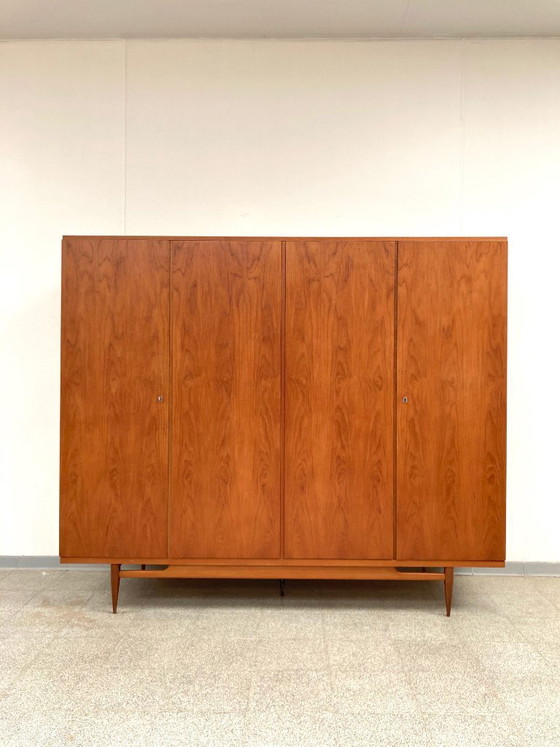 Image 1 of Vintage mid-century teak wardrobe 1960s