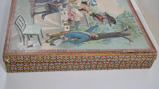 Antique Toy n.k Paris France Circa 1910 Box of 3 Puzzles – Decorative Objects, Wood (photo 3 of 13)