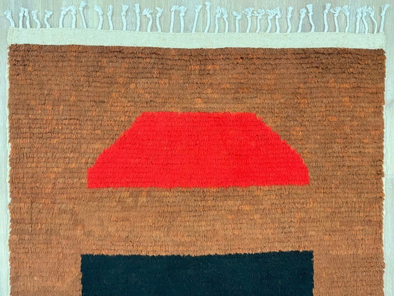 Image 1 of Alfombra bereber de Ouarain, hecha de lana - 261 cm x 159 cm