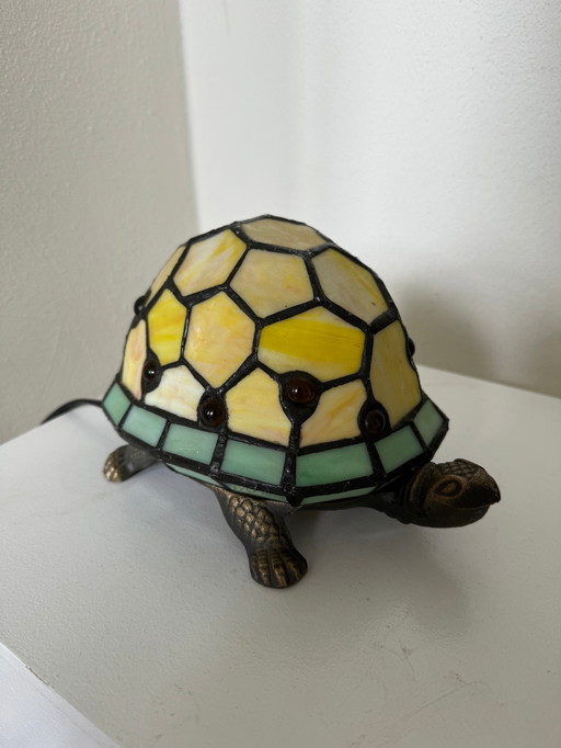Vintage Tiffany turtle lamp