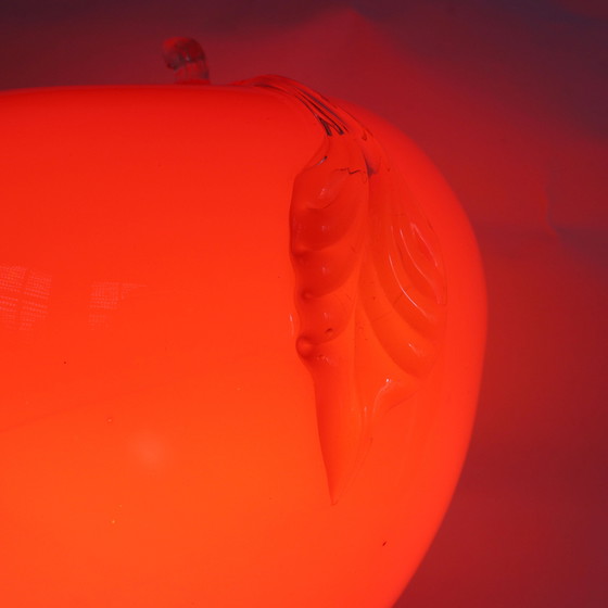 Image 1 of Prisma Red Apple Glass Lamp