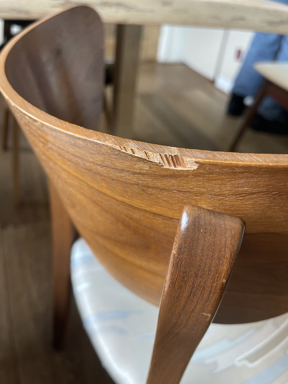 Image 1 of 2 Louis van Teeffelen dining chairs