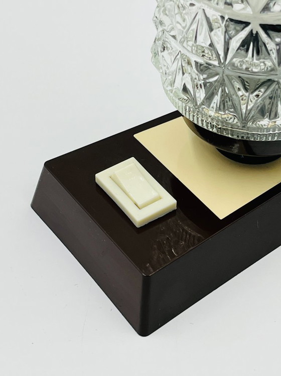 Massive bedside lamp in cut glass – Table lamps (photo 4 of 10)