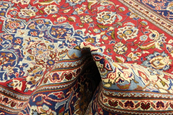 Image 1 of Tappeto persiano originale Keshan, Kashan Rosso 363 x 255 cm Ottime condizioni Classico Antico