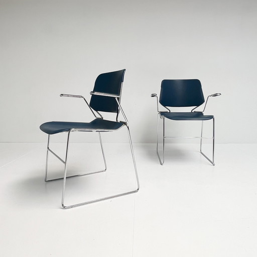Matrix Krueger Chair With Armrest By Thomas Tolleson, 1970's