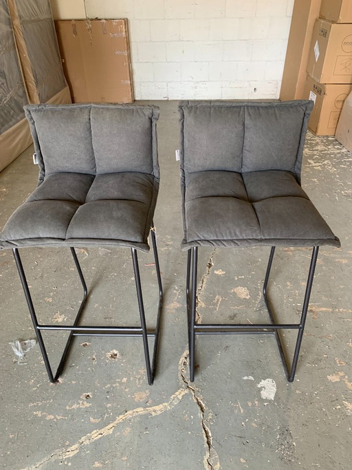 2 x Barhocker Cloud Charcoal Must Living