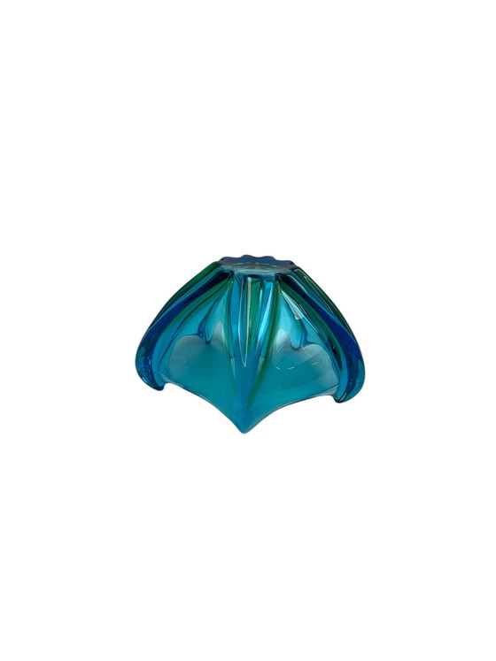 Image 1 of Blue Murano glass bowl