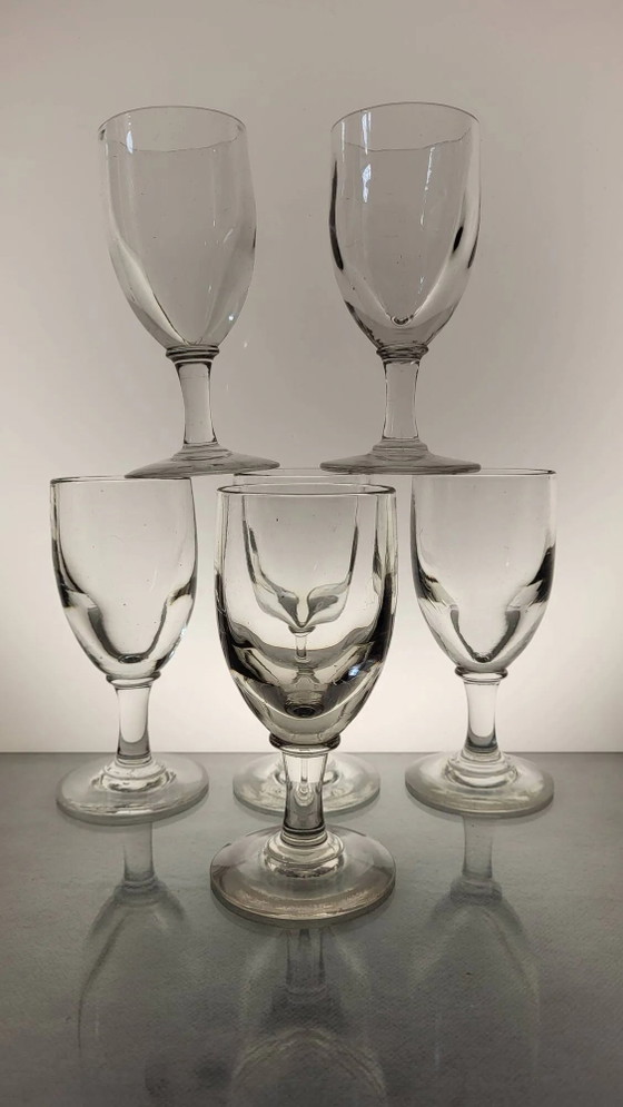 6 wine glasses Late 19th century – Glass & Decanter, Crystal (photo 2 of 5)