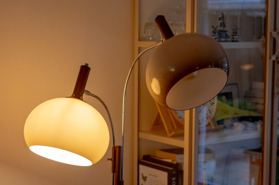 Vintage Dijkstra Floor light with adjustable globes – Dijkstra Lampen, Brass, Plexiglass (photo 15 of 29)