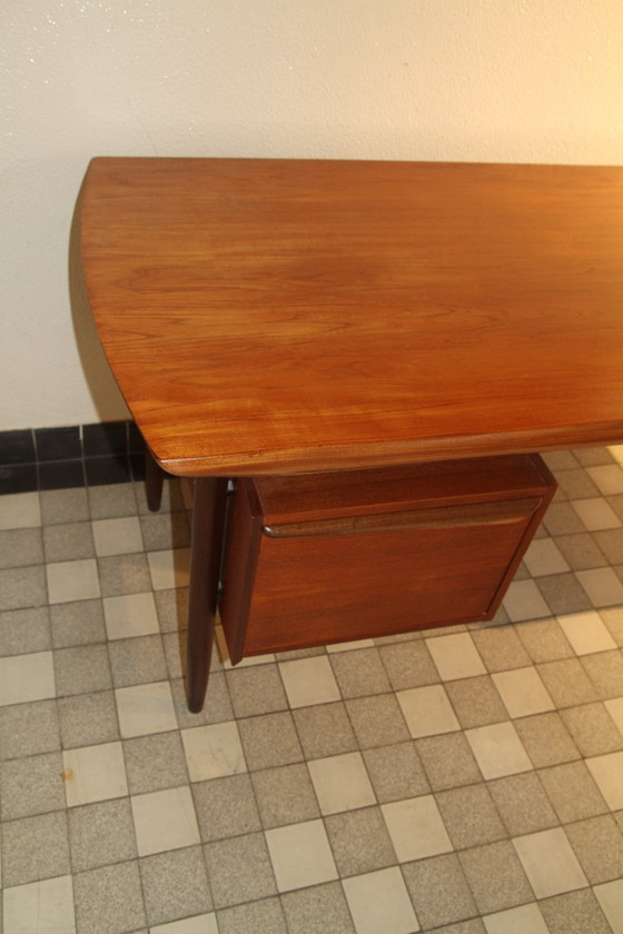 Propos Hulmefa Teak Desk Bureau Jaren 60 – Wood (photo 13 of 16)
