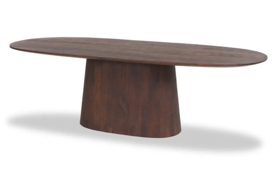 Table de salle à manger Eleonora Aron Ovale en Bois de Mangue 200cm (Eijerkamp) – Tables de salle à manger (photo 5 of 6)