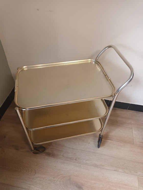 Image 1 of Woodmet vintage serving trolley