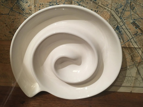 Plat en céramique en forme d'escargot – Vaisselle, Porcelaine, Vintage (photo 4 of 8)