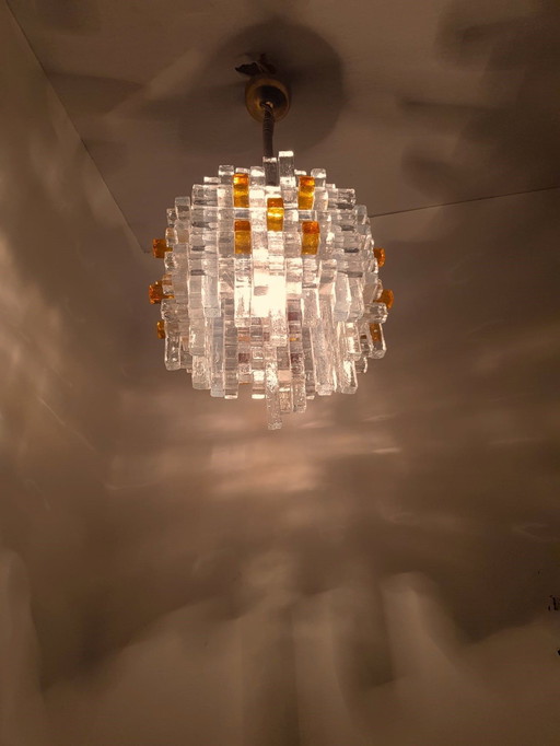 Poliarte Chandelier by Albano Poli, Italy, 1960s