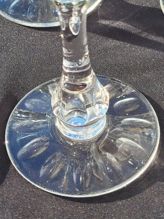 Image 1 of 8 bicchieri di cristallo con stelo di Sèvres