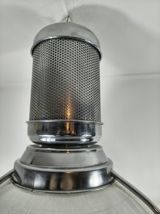 Grote industriële hanglamp met 3 fittingen 