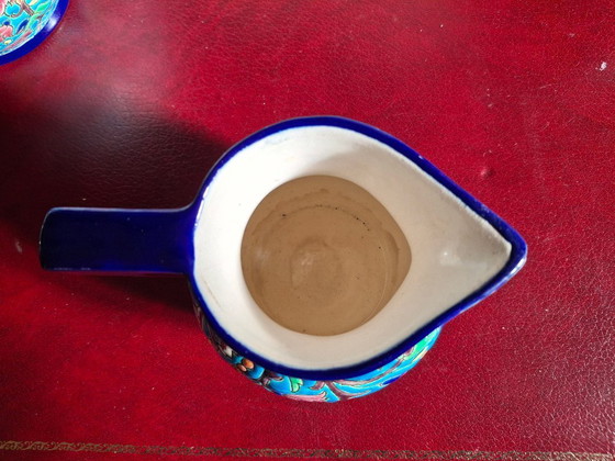 Image 1 of Juego de té esmaltado cloisonné de Longwy