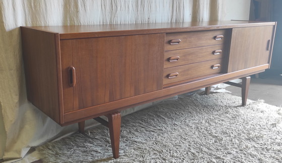 Image 1 of Dressoir van teakhout in Scandinavische stijl - Arnø meubels - jaren 1950/60
