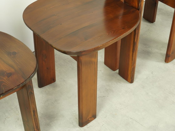 Image 1 of 4x vintage eetkamerstoelen