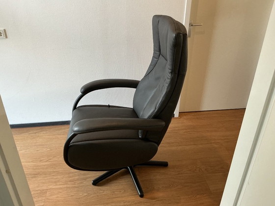 2 De Toekomst relax fauteuils 1x medium en 1x XL – Verstelbare relaxstoel, Leather, Metal (photo 5 of 12)