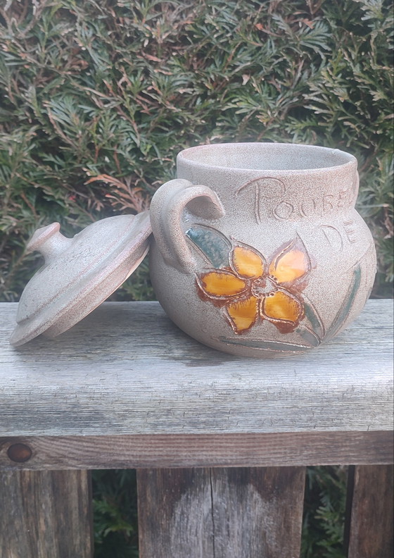 Image 1 of Vallauris Keramik-Tischbehälter