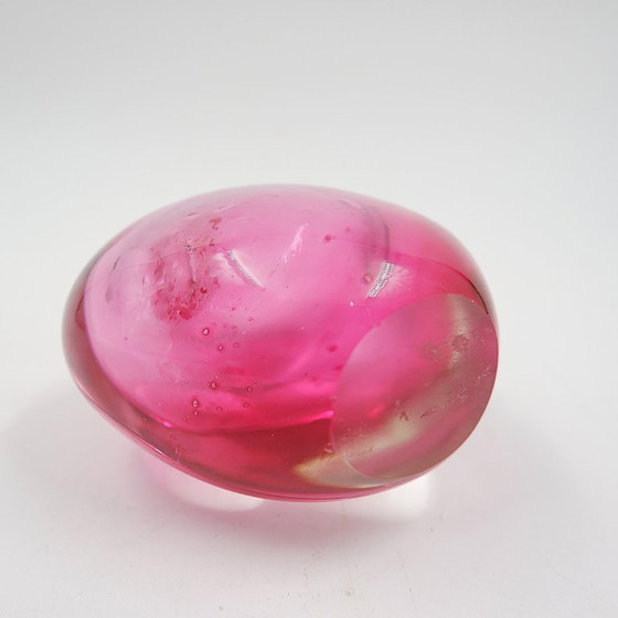 Image 1 of Flacon de parfum "Sommerso" en verre rose et transparent