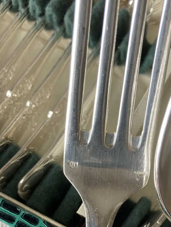 Image 1 of 40-delige verzilverde bestekset