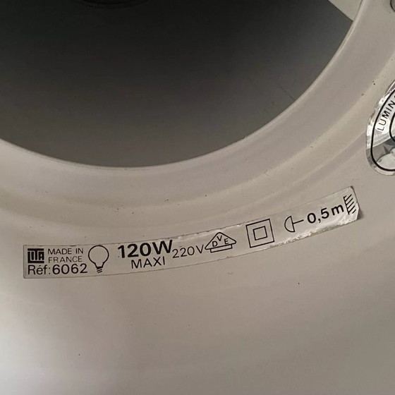 Image 1 of Lita hanglamp model 6062. Wit. 1970