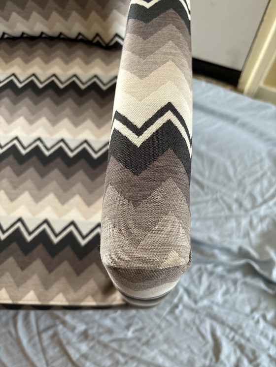 Image 1 of Chaise Eichholz Gregory Chevron Brown