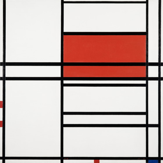 Image 1 of Piet Mondriaan ---Compositie No 4   --Uit 1942